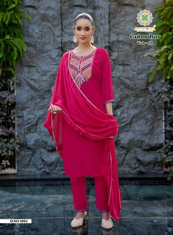 Passion tree gulmohar vol-1 Kurti dress material wholesale